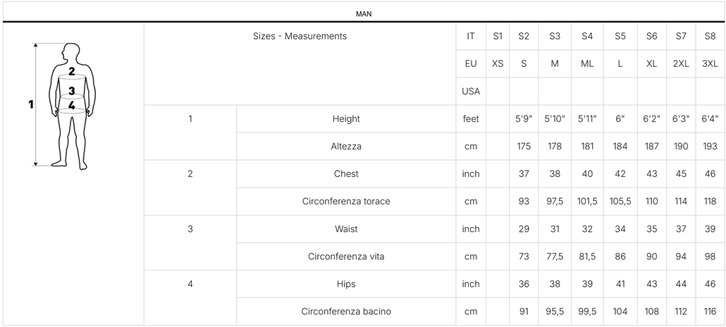 MARES Flexa 8/6 חליפת צלילה לגברים בעובי 8/6 מ"מ