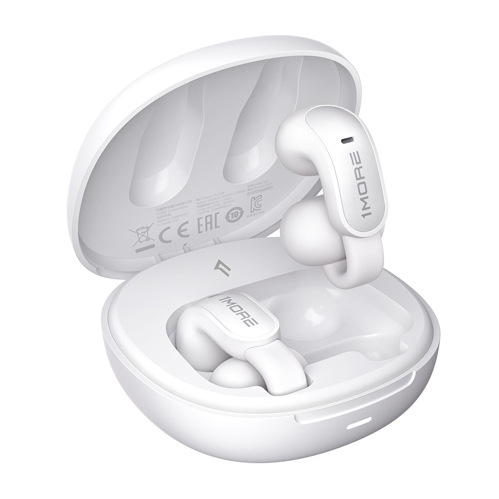1MORE Fit SE Open Earbuds S12 White אוזניות קליפס אלחוטיות בצבע לבן