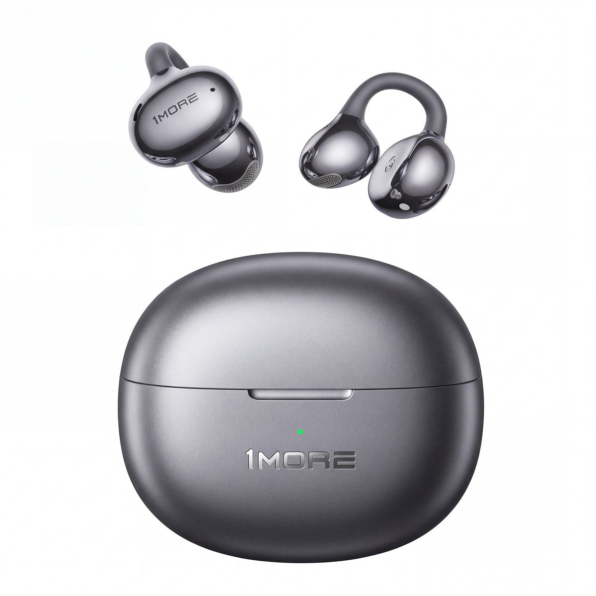 1MORE S20 Ultra Open Ear Clip-On Earbuds אוזניות קליפס אלחוטיות בצבע שחור - דוגית