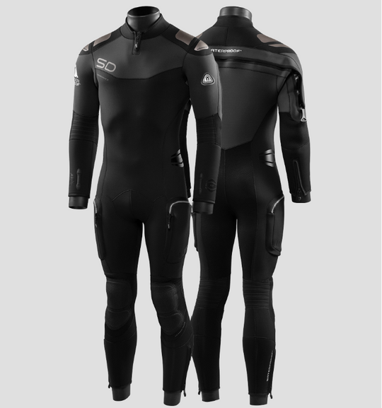 Waterproof SD Neoflex Semidry 7mm חליפת צלילה חצי יבשה לגברים בעובי 7 מ"מ