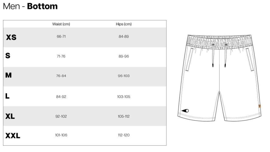 SOORUZ Boardshort Engage 18 BURN Men בגד ים מכנס גלישה לגברים בצבע כחול