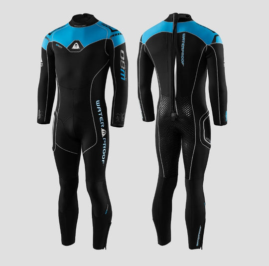 WATERPROOF SPORT SERIES W80 Fullsuit 8mm Men חליפת צלילה בעובי 8 מ"מ עם רוכסן אחורי לגברים