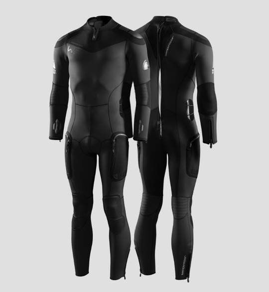 WATERPROOF W5 Active Performance FullSuit 3.5mm Men חליפה רטובה 3.5 מ"מ לגברים