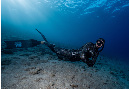 ADVENTURE 5.5mm Camo Spearfishing Pants חליפה צלילה חופשית לדיג חלק תחתון בעובי 5.5 מ"מ