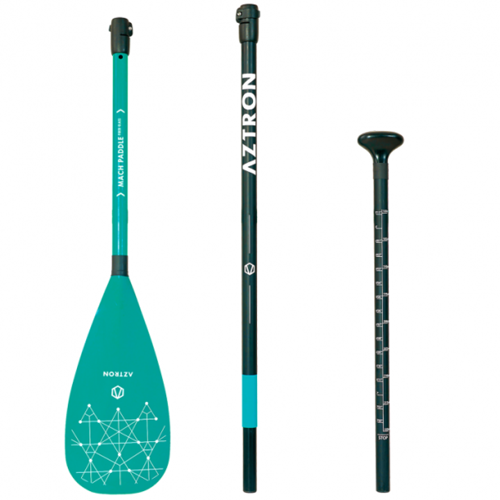 AZTRON Mach Fiberglass 3pt Paddle משוט פיברגלס שלושה חלקים לסאפ מודל 2025