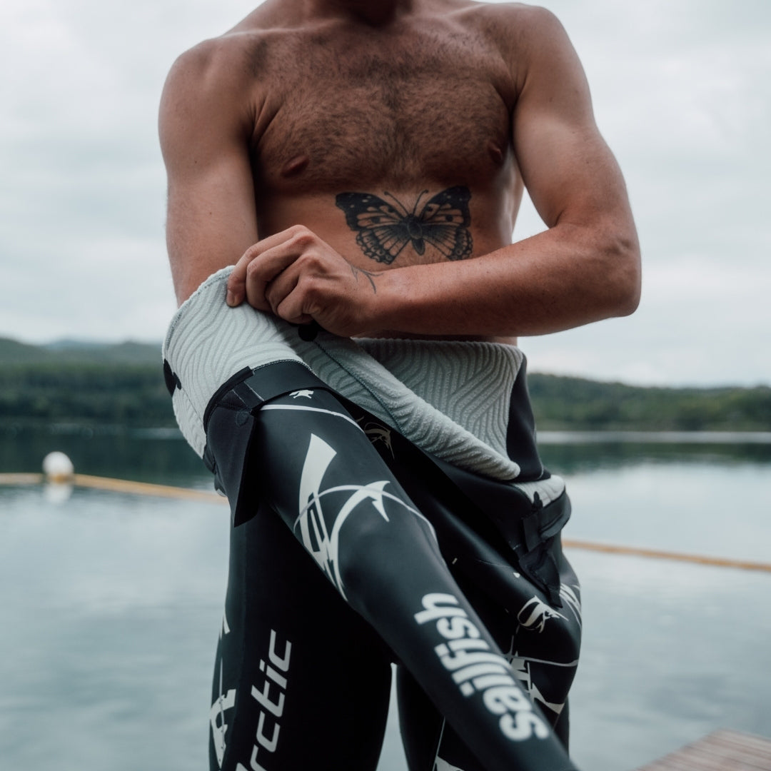 SAILFISH Men Arctic 1 חליפת שחייה ארוכה לגברים לשחייה במים קרים