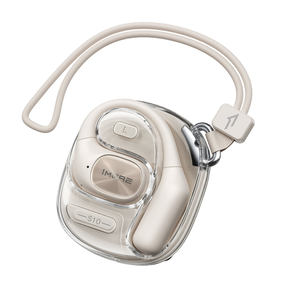 1MORE S10s Open Ear Earbuds אוזניות אלחוטיות בטכנולוגיה אוזן פתוחה בצבע לבן