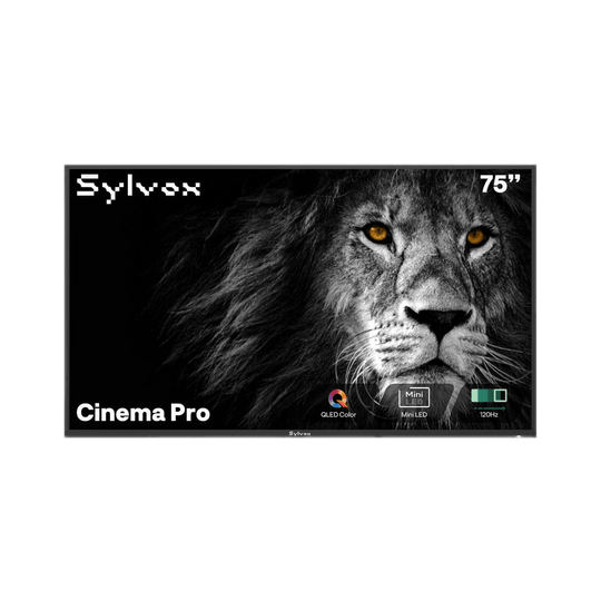 SYLVOX 75" Cinema Pro Helio QLED Outdoor TV טלויזיה Helio QLED בגודל 75 אינץ' לשימוש חיצוני בשמש מלאה