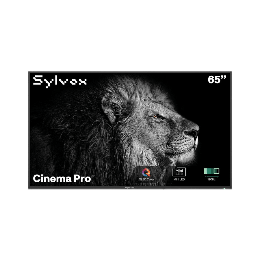 SYLVOX 65" Cinema Pro Helio QLED Outdoor TV טלויזיה Helio QLED בגודל 65 אינץ' לשימוש חיצוני בשמש מלאה - דוגית