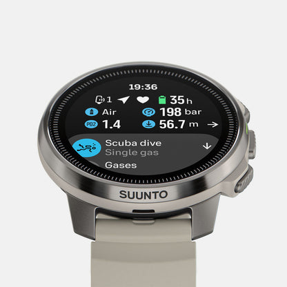 טרייד אין - SUUNTO Ocean Sand שעון כושר ומחשב צלילה מתקדם בצבע חול