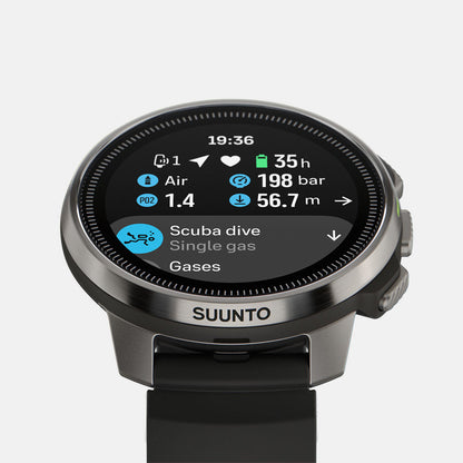 טרייד אין - SUUNTO Ocean Steel Black שעון כושר ומחשב צלילה מתקדם בצבע שחור כסוף