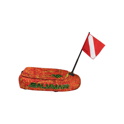 SALVIMAR Barchetta buoy with Alpha and CMAS flag מצוף סימון עם דגל ותא