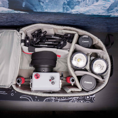 IKELITE RC165 TTL Underwater Strobe Fiber Optic מבזק תת ימי עם חיבור סיבים אופטיים
