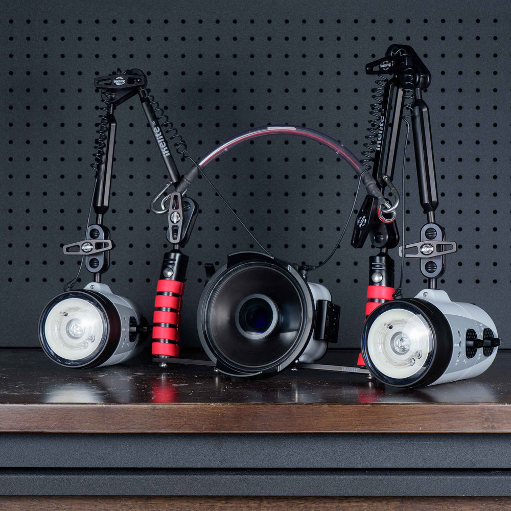 IKELITE RC165 TTL Underwater Strobe Fiber Optic מבזק תת ימי עם חיבור סיבים אופטיים