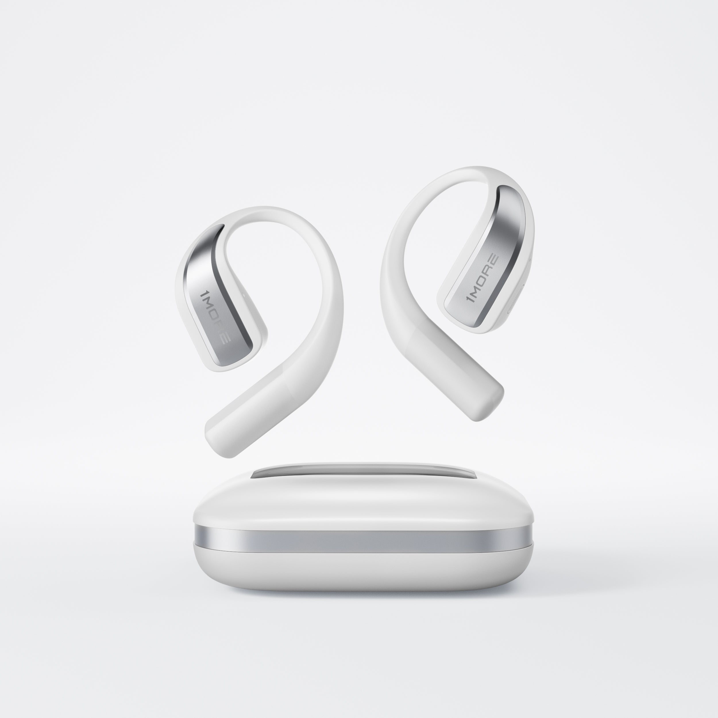 1MORE FIT Open Earbuds S70 אוזניות ספורט בטכנולוגיית אוזן פתוחה בצבע לבן