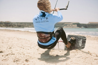 AZTRON Surfing Hooded Men Rashguard Top חולצת לייקרה ארוכה לגברים עם כובע