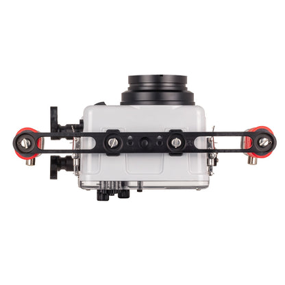 IKELITE 200FP/T Underwater Housing for Sony Alpha a6700 PZ 16-50mm with Built-In TTL for DS Strobes מארז צלילה עבור Sony Alpha a6700 עם עדשת PZ 16-50mm ו-TTL מובנה למבזקי DS