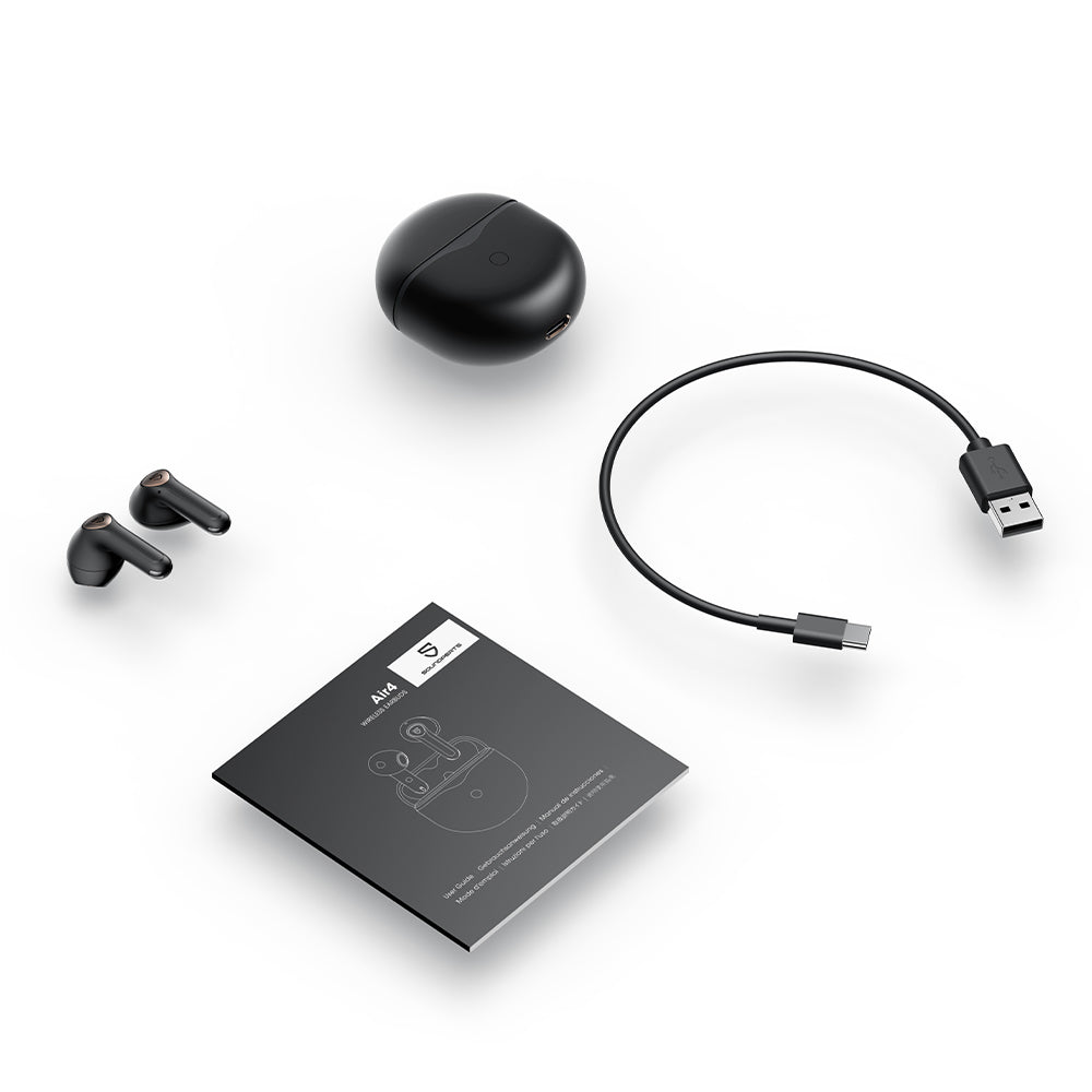 SOUNDPEATS Air4 Earbuds ANC אוזניות כפתור עם ביטול רעשים אקטיבי