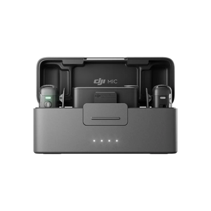 DJI Mic 2 (2TX + 1RX) ערכת שני מיקרופונים אלחוטים