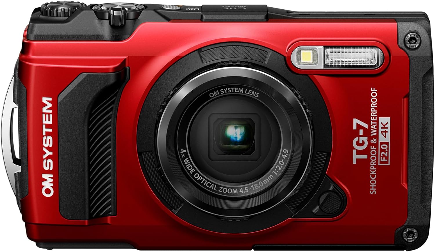 OLYMPUS TG-7 Red מצלמת אולימפוס TG-7 בצבע אדום