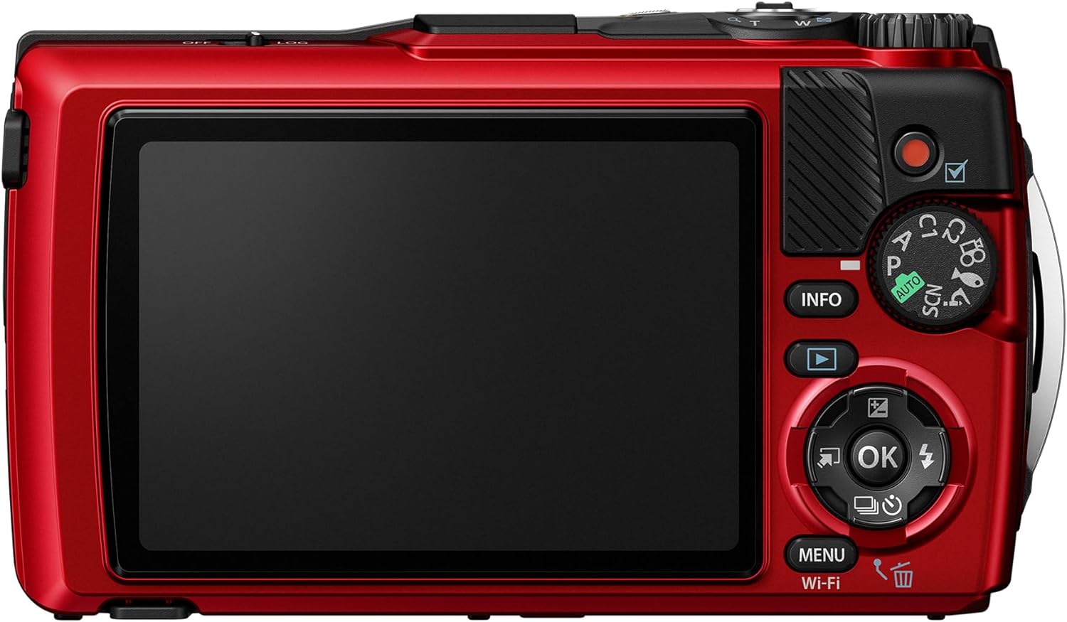 OLYMPUS TG-7 Red מצלמת אולימפוס TG-7 בצבע אדום