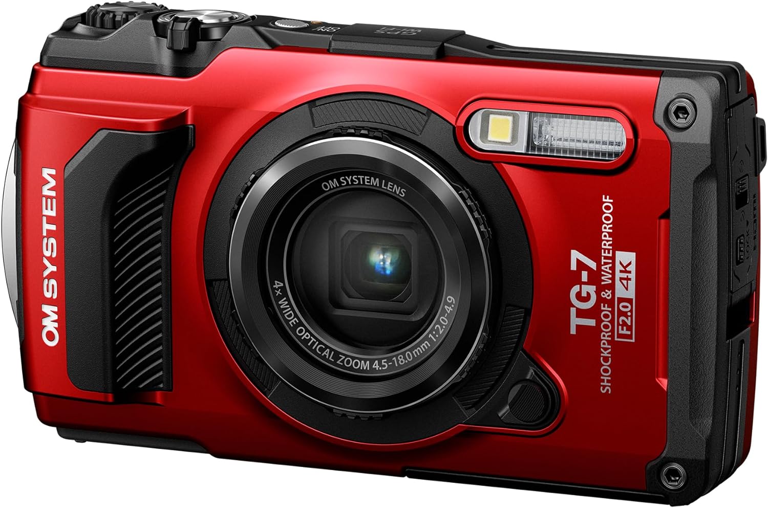 OLYMPUS TG-7 Red מצלמת אולימפוס TG-7 בצבע אדום
