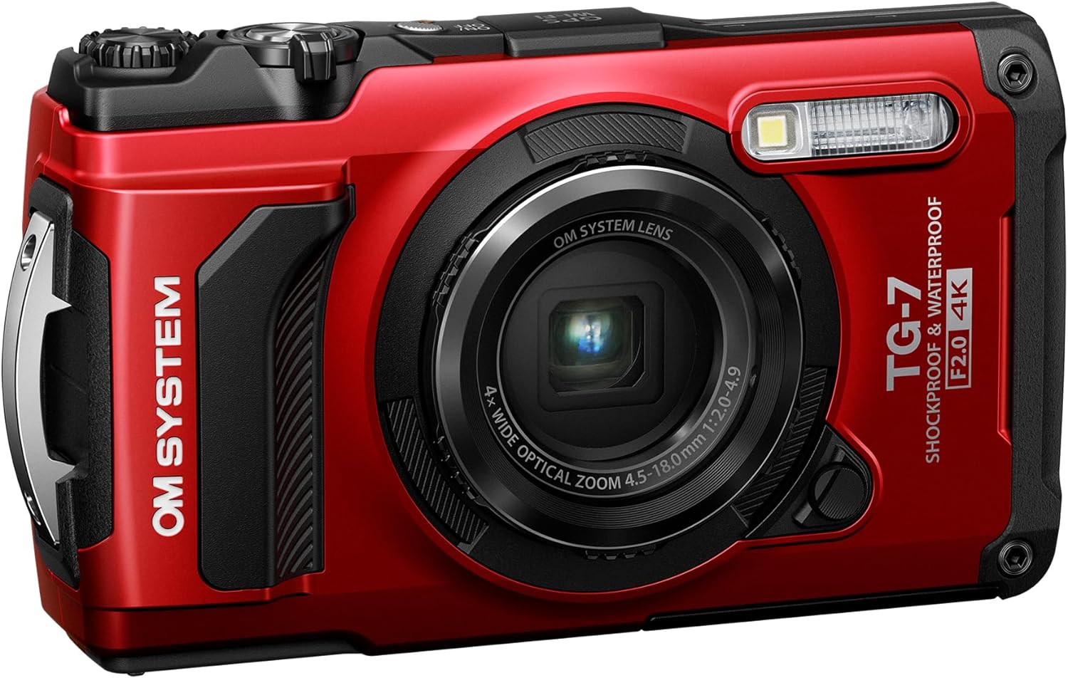 OLYMPUS TG-7 Red מצלמת אולימפוס TG-7 בצבע אדום