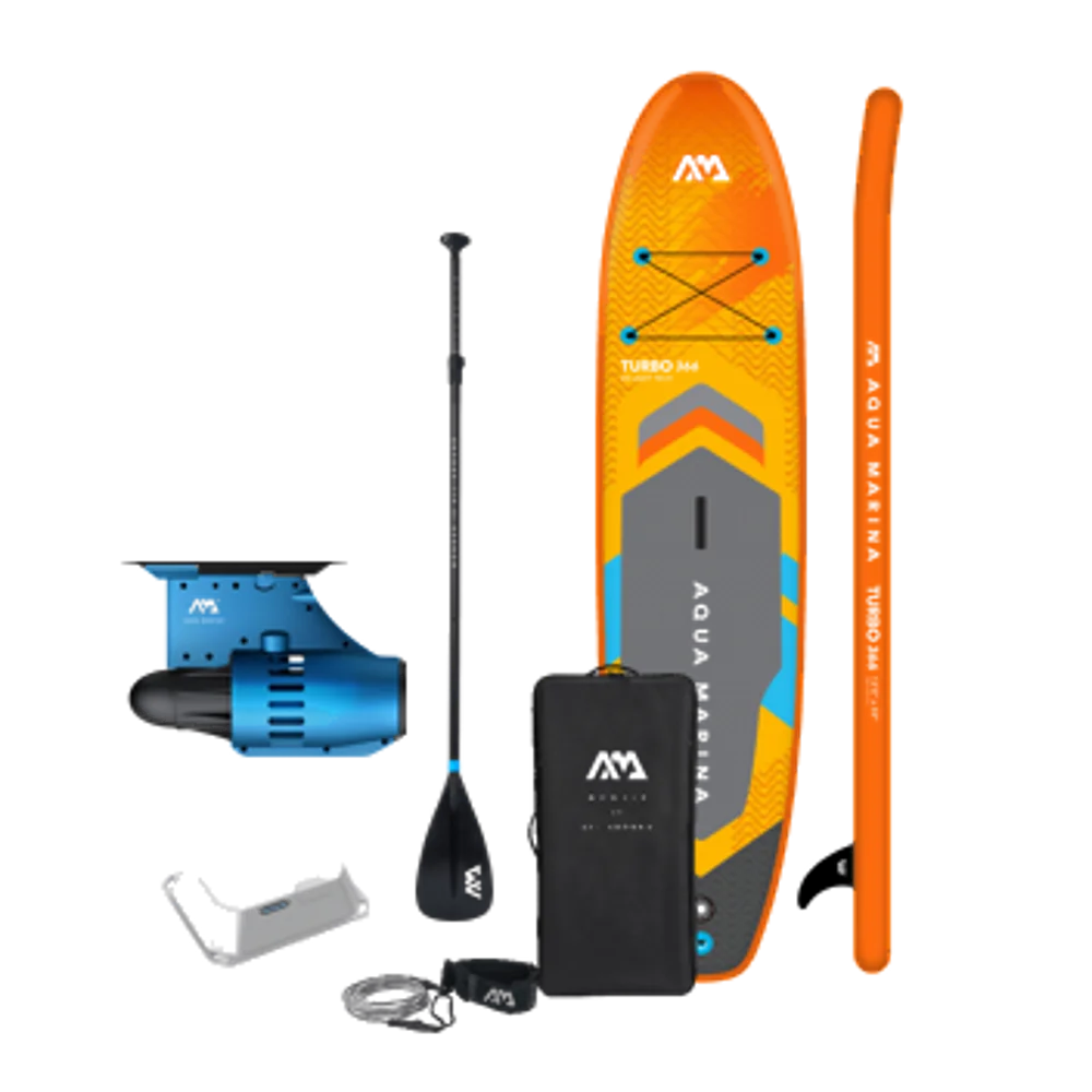 AQUA MARINA AMgo Turbo 12'0" סאפ מתנפח עם מנוע חשמלי באורך 360 סנטימטרים