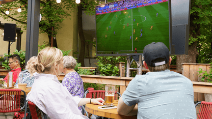 SYLVOX 55" Outdoor TV(Google TV) Deck Pro 2.0 טלויזיה בגודל 55 אינץ' לשימוש חיצוני בשמש חלקית - דוגית