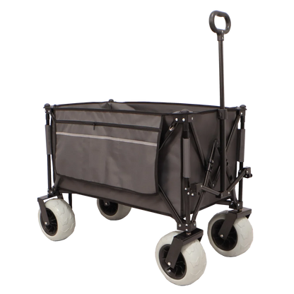 GLAMP עגלת קמפינג מתקפלת עם גלגלי בלון