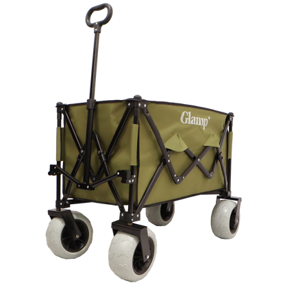 GLAMP עגלת קמפינג מתקפלת עם גלגלי בלון