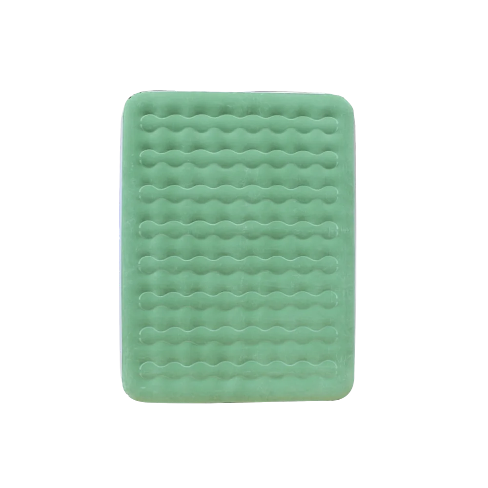 GLAMP GTAB22 מזרן זוגי דק מתנפח בצבע חום/ירוק