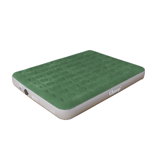 GLAMP GTAB22 מזרן זוגי דק מתנפח בצבע חום/ירוק