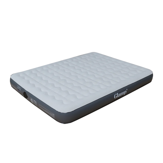 GLAMP GTAB22 מזרן זוגי דק מתנפח בצבע אפור כהה/אפור בהיר