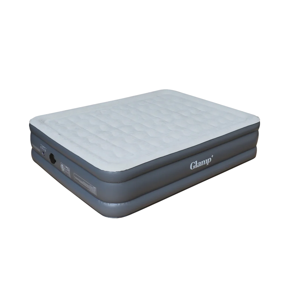 GLAMP GTAB46 מזרן זוגי עבה מתנפח בצבע אפור כהה/אפור בהיר