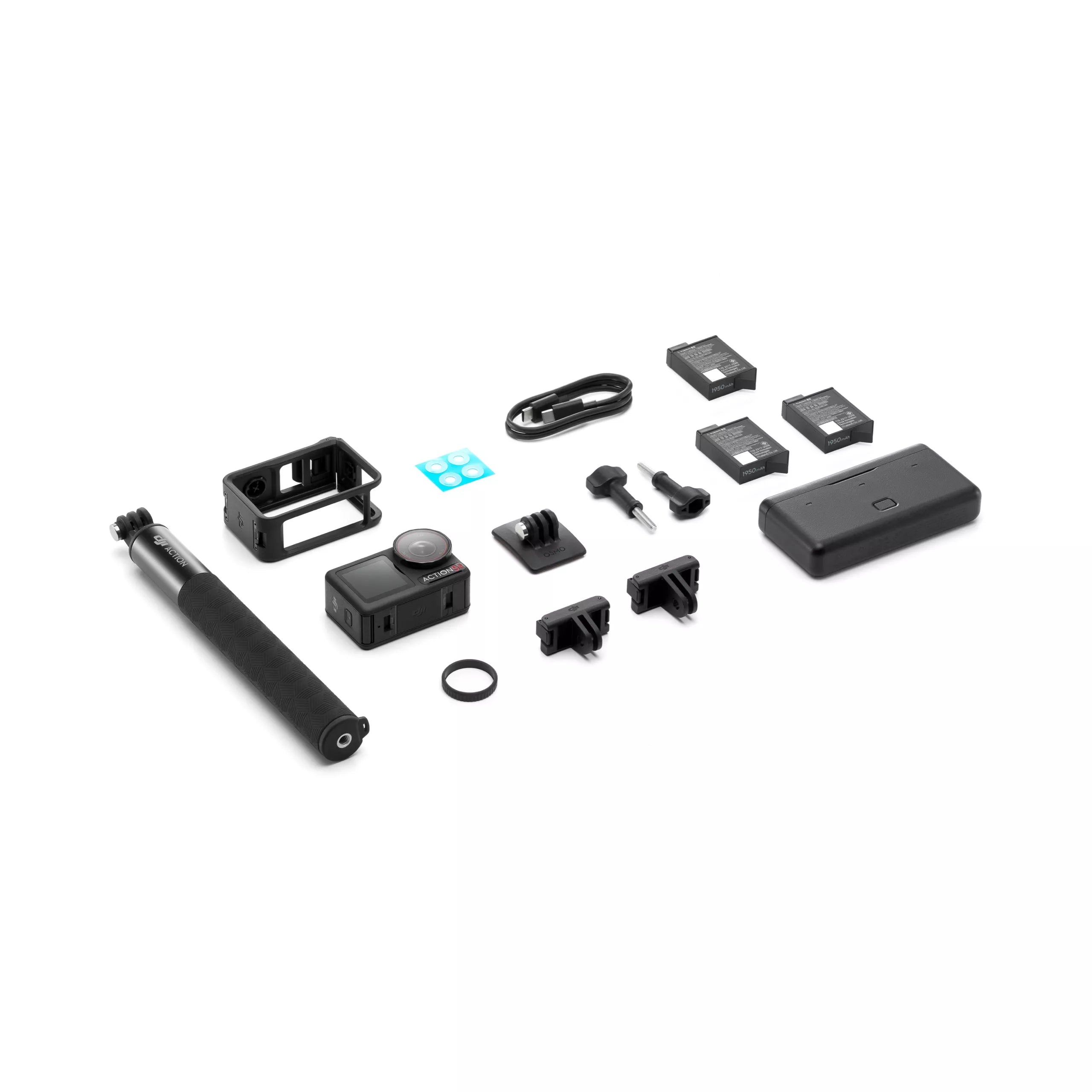 DJI Osmo Action 5 Pro Adventure Combo ערכת מצלמת אקסטרים - דוגית