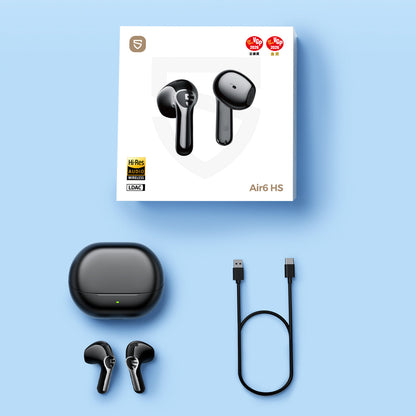 SOUNDPEATS Air6 HS אוזניות כפתור Semi-in-ear - דוגית
