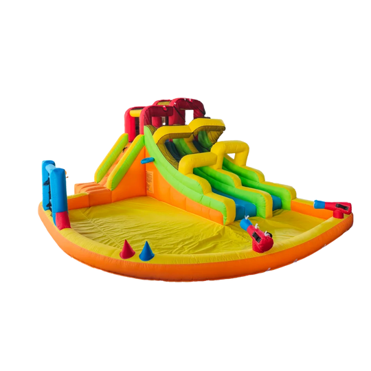 MIRAJUMP מתקן מתנפח לגינה עולם המגלשות MJ70