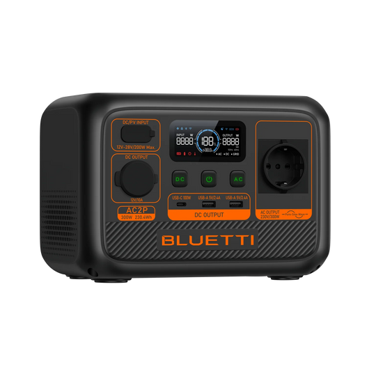 BLUETTI AC2P Portable Power Station 300W 230.4Wh תחנת כוח ניידת