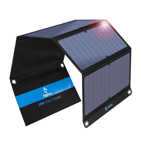 BIGBLUE 28W Mono solar panel B428 פאנל סולארי