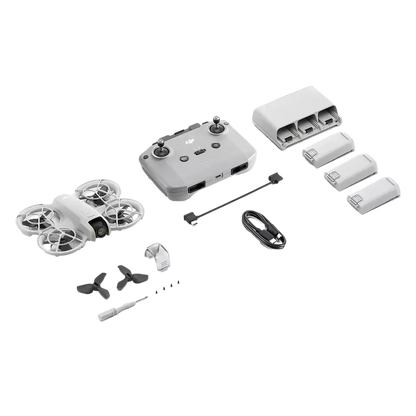 DJI Neo Fly More Combo ערכת רחפן קטן עם שלט ללא מסך