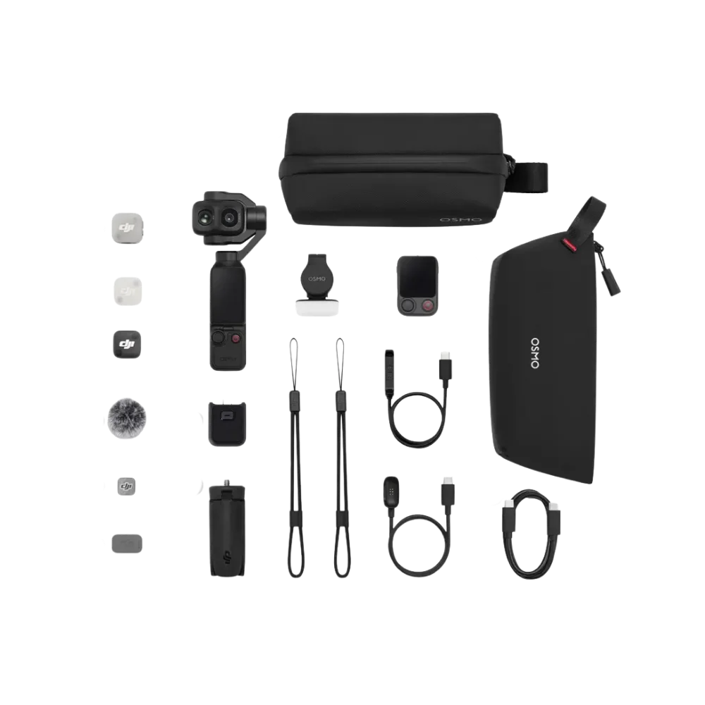 DJI Osmo Pocket 4P Vlog Combo ערכת מצלמת כיס - דוגית