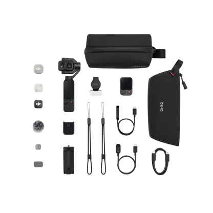DJI Osmo Pocket 4P Vlog Combo ערכת מצלמת כיס - דוגית