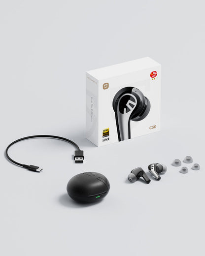 SOUNDPEARS C30 אוזניות In-ear עם ביטול רעשים בעזרת AI