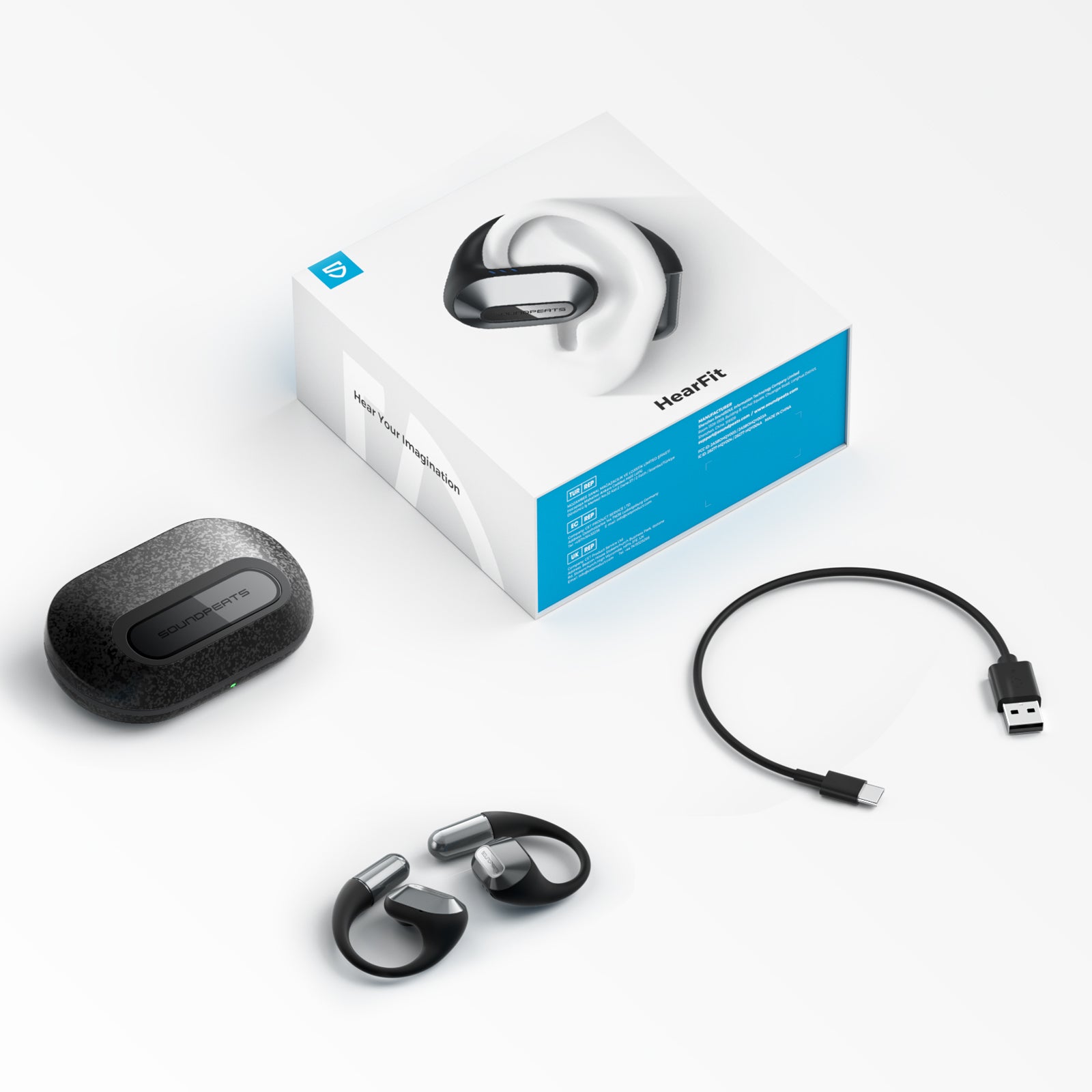 SOUNDPEATS HearFit אוזניות ספורט אלחוטיות בטכנולוגיית אוזן פתוחה