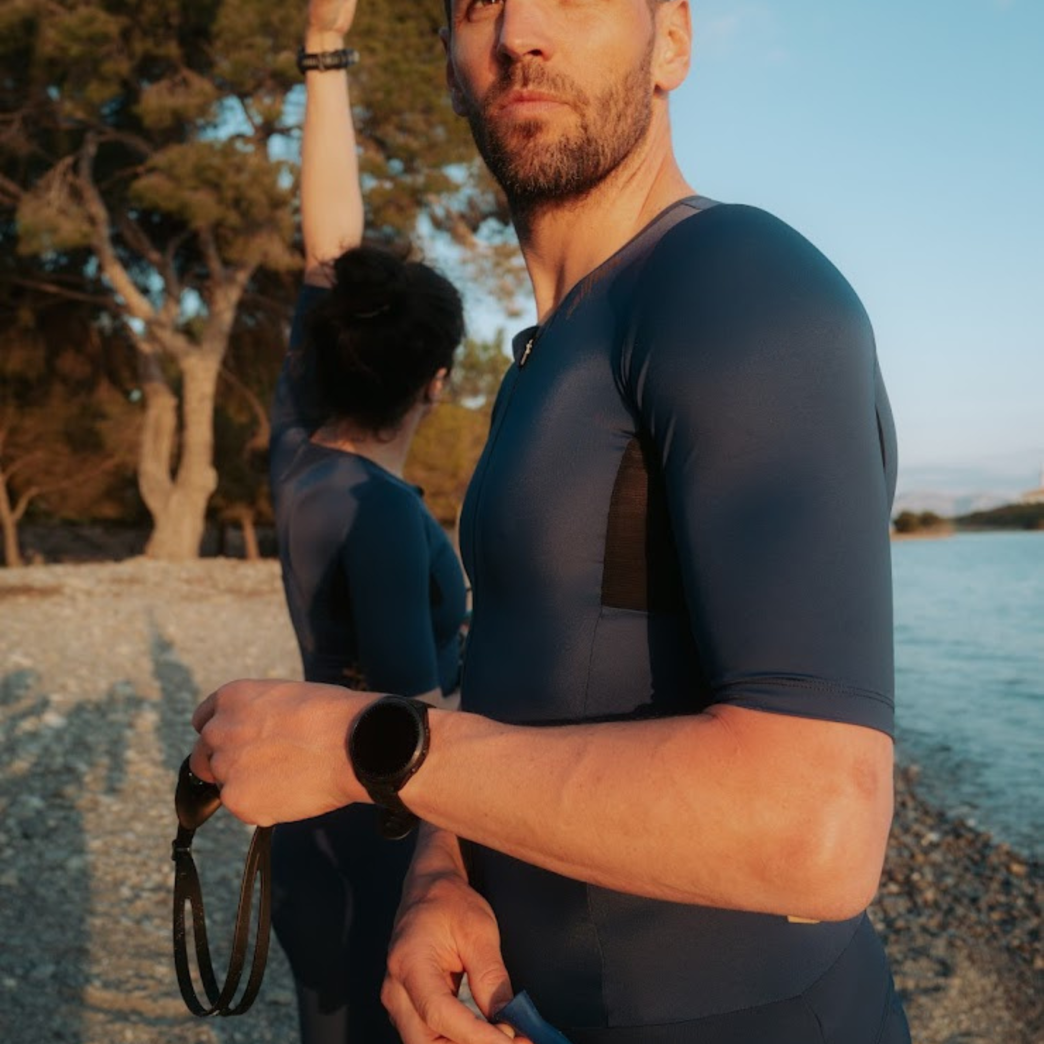 SAILFISH Aerosuit Perform 2 Men's triathlon suit Black חליפת טריאתלון לגברים בצבע שחור