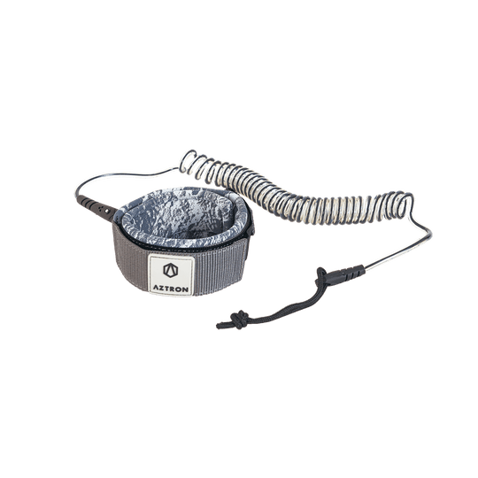 AZTRON Sup Coil Leash Basic 8.0 רצועה ליש לסאפ באורך 8 פיט/ 244 סנטימטרים מודל 2025