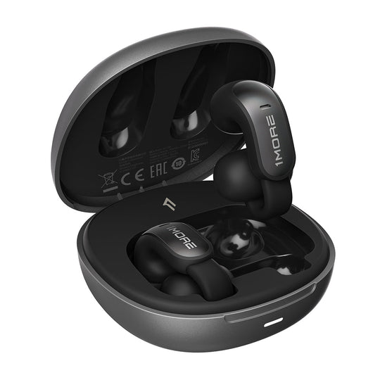 1MORE Fit SE Open Earbuds S12 Black אוזניות קליפס אלחוטיות בצבע שחור