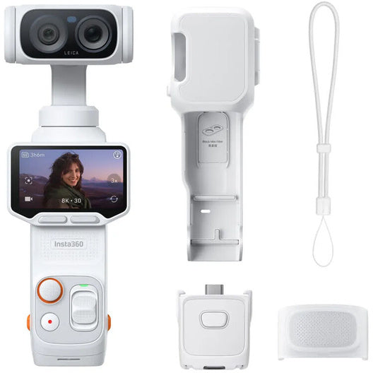 Insta360 Luna Ultra 8K מצלמת גימבל עדשה כפולה