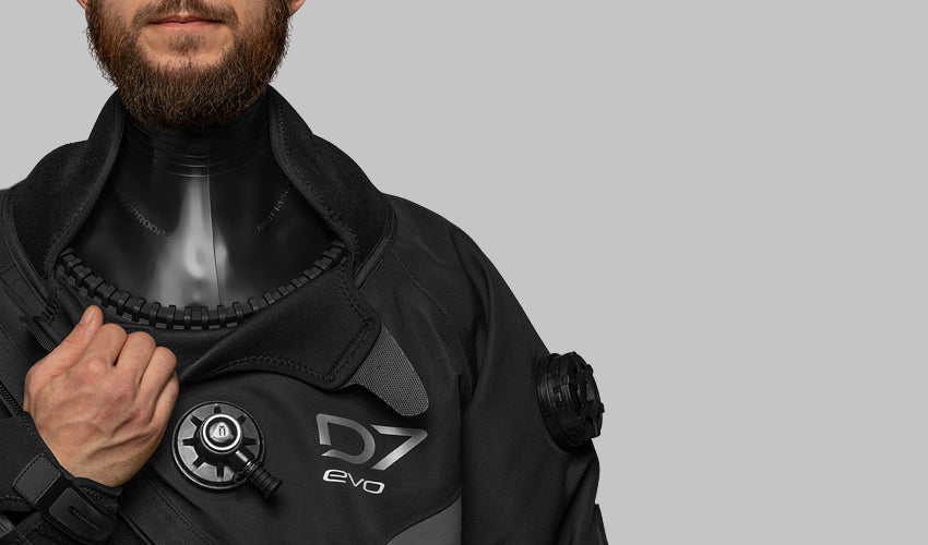 WATERPROOF D7 EVO Drysuit Men חליפה יבשה לגברים